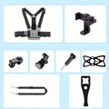 7-in-1 Adjustable Chest Mount for Phone & Action Camera Chest Camera Mount QXL 8 in 1