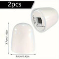 2-Pack Universal Toilet Bolt Covers with Extra Washers Toilet Bolt Covers QXL 2pcs
