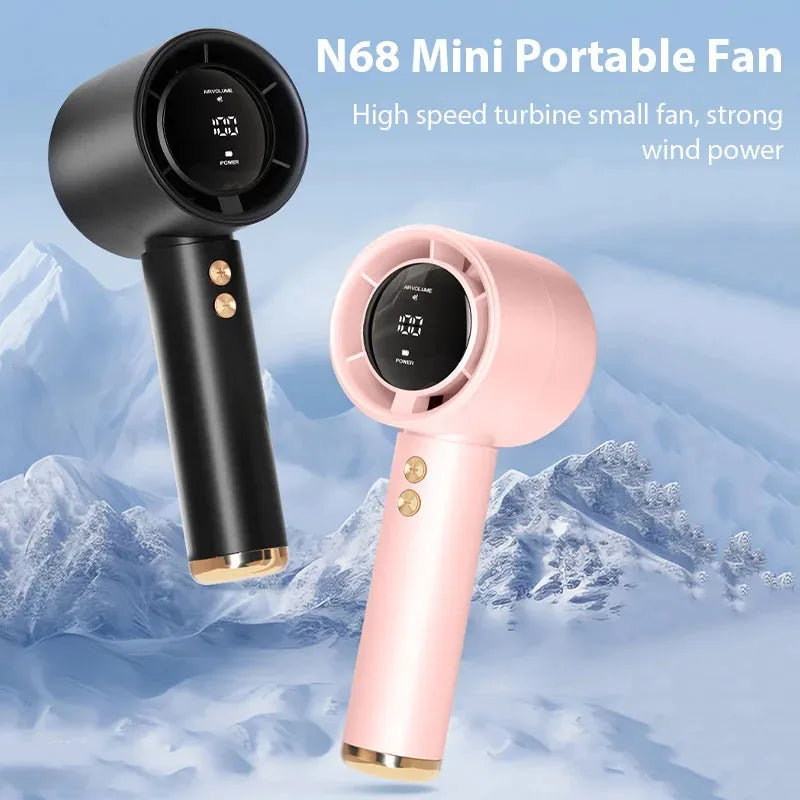 Mini USB Handheld Portable Fan – Fast Charge, Quiet & Compact Handheld Portable Fan QXL