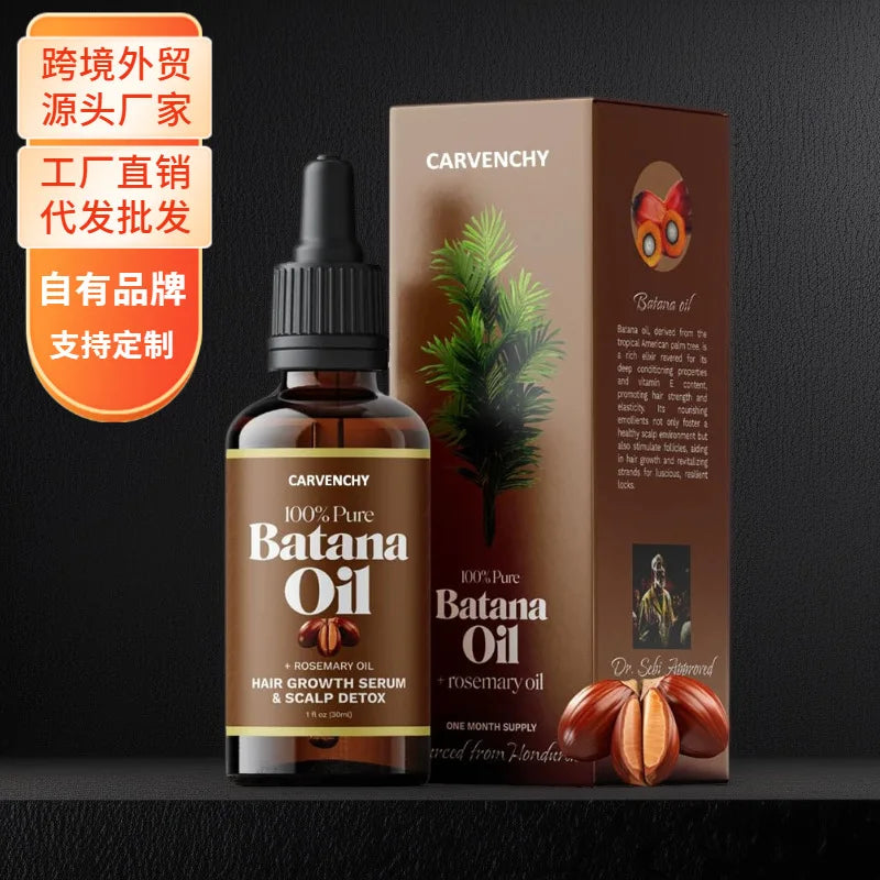 Organic Batana & Rosemary Hair Oil | Non-Greasy Formula Hair Treatment Oil QXL 30ml