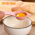 Wheat Straw Egg Separator | Eco Yolk & White Divider Egg Separator Tool QXL 3PCS Pink