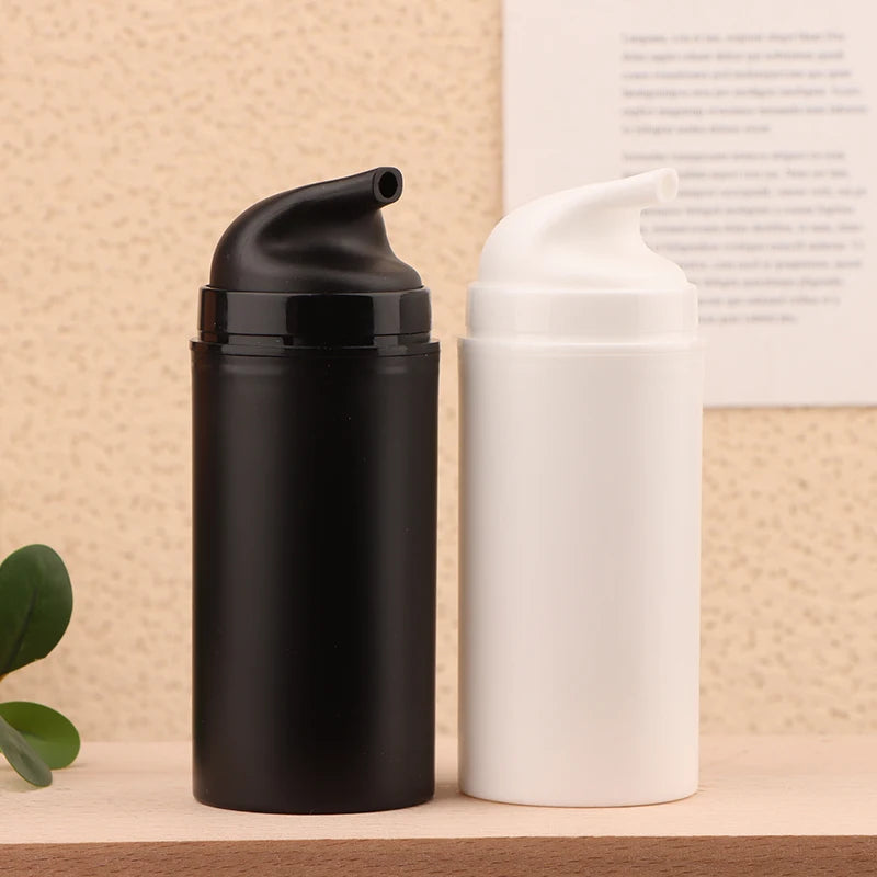 50/100ml Airless Vacuum Press Lotion Bottle | Refillable Cosmetic Vacuum Pump Bottle QXL