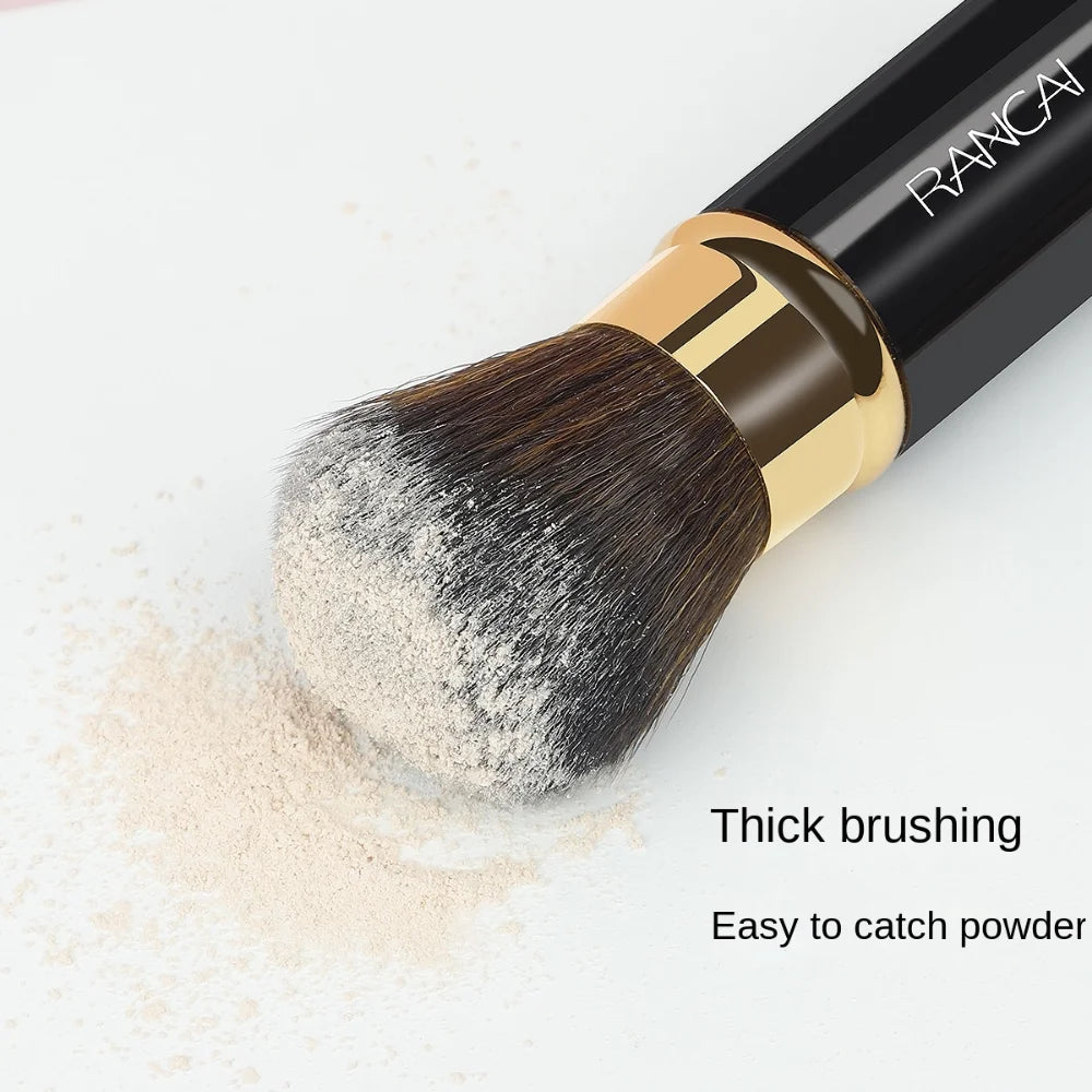 Mini Retractable Powder & Blush Brush | Portable Travel Brush Retractable Makeup Brush QXL