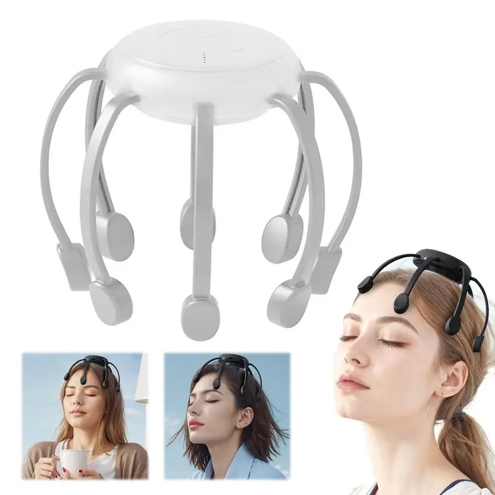 Octopus Head Massager | Scalp Stimulator & Relaxation Tool Scalp Head Massager QXL