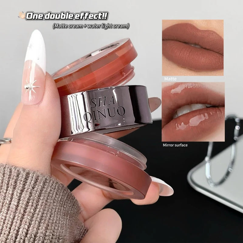 3-in-1 Cream Blush, Lip Gloss & Eye Makeup | Matte Finish Multi-Use Cream Blush QXL