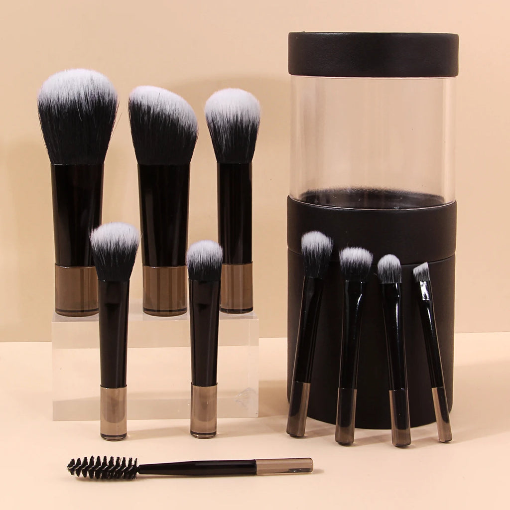 11-Piece Makeup Brush Set with Storage Cup | KOSSHOW Makeup Brush Set QXL