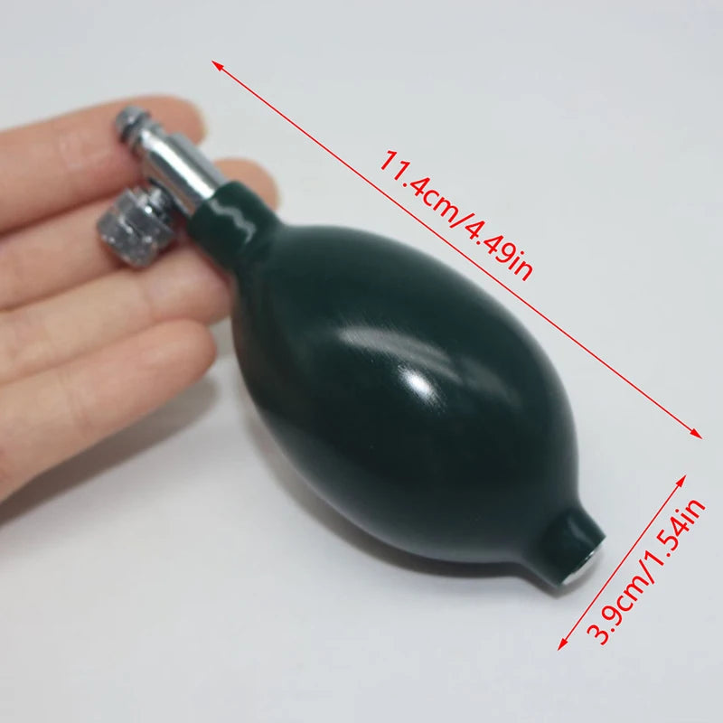 Dark Green Inflator Bulb Pump & Metal Valve | BP Monitor Part BP Monitor Accessory QXL