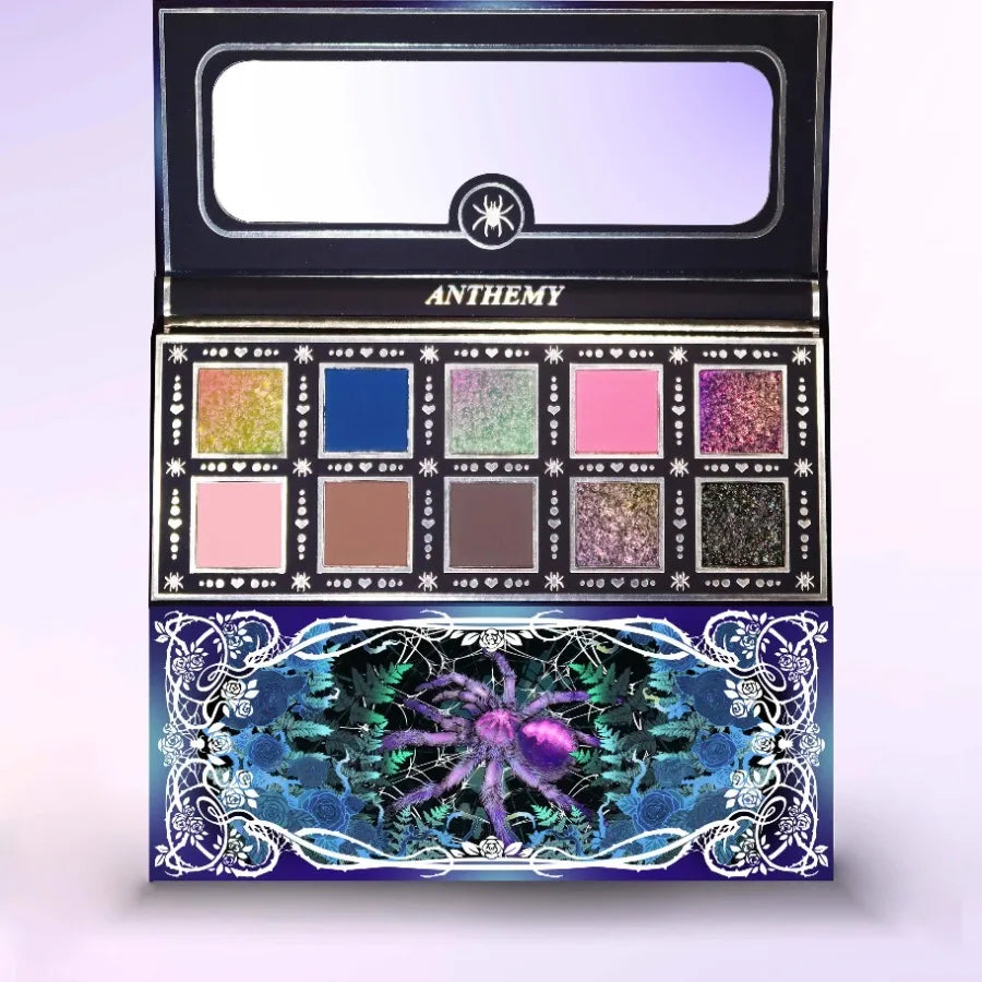 10-Color Waterproof Eyeshadow Palette | High Pigment & Vegan Eyeshadow Palette QXL