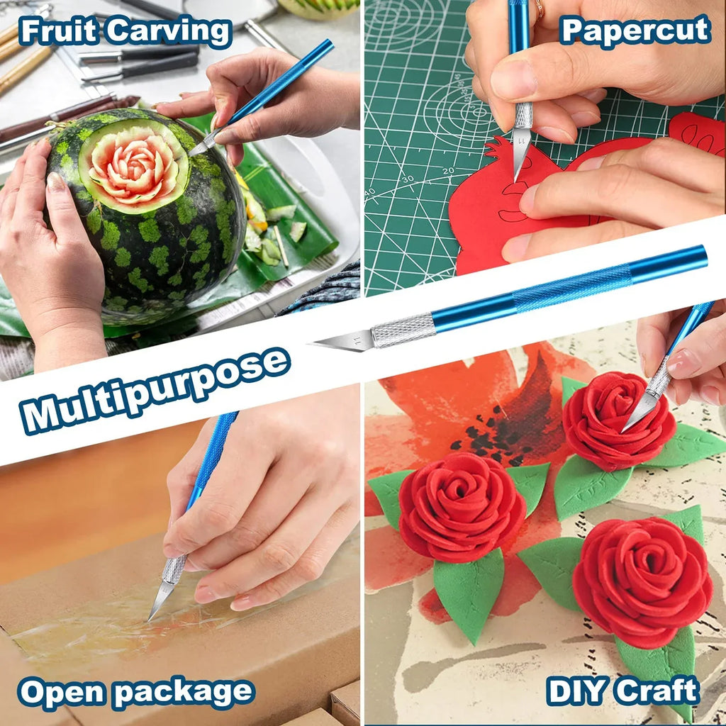 5-Pc Precision Craft Knife Set | PCB Engraving Cutter Kit Precision Craft Knife QXL
