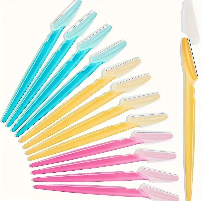 Eyebrow Razor Kit 5/6/12Pcs – Precision Facial Hair Trimmer Eyebrow Razor Kit QXL
