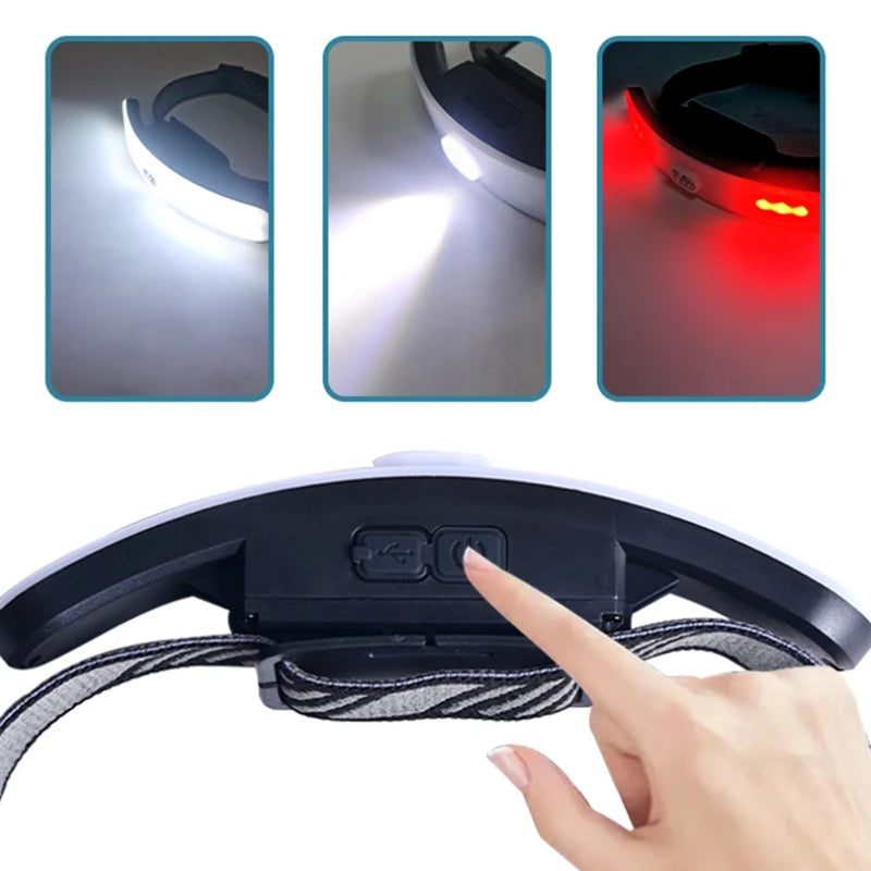 LED Lash Light Headlamp | USB Rechargeable Shadowless Lamp Lash Extension Lamp QXL