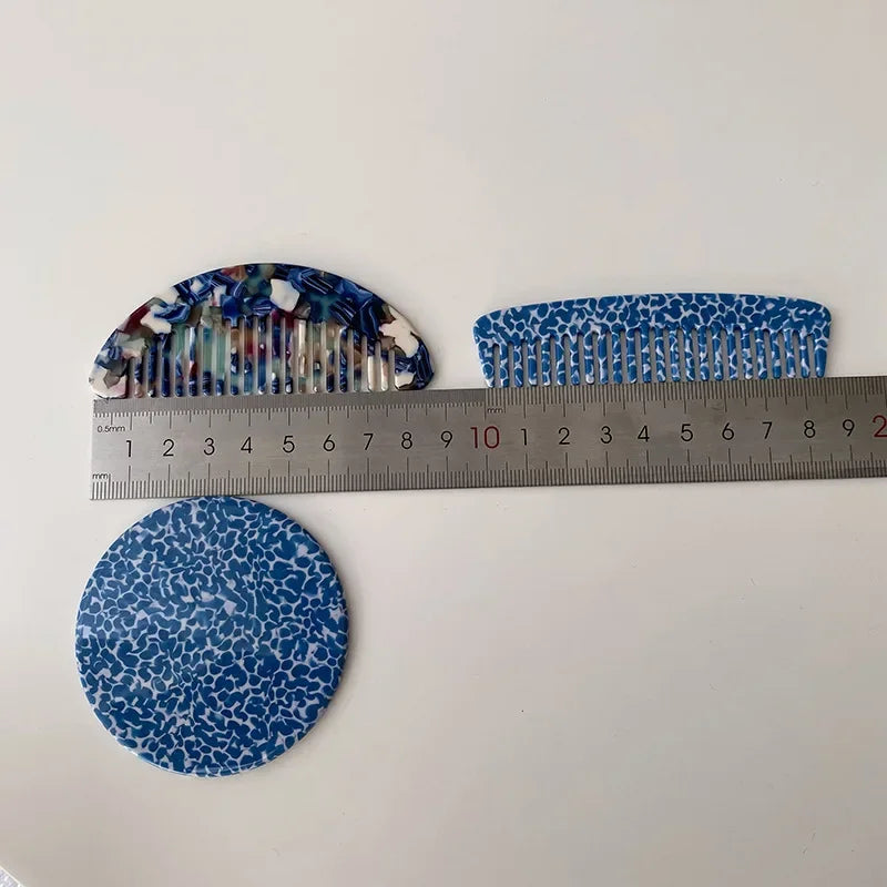 Colorful Acetate Hair Comb | Anti-Static Salon Styling Tool Hair Styling Comb QXL