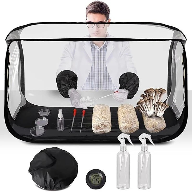 Still Air Box Mushroom Cultivation Tent 38x20x25" | Clean Workspace Mushroom Grow Tent QXL