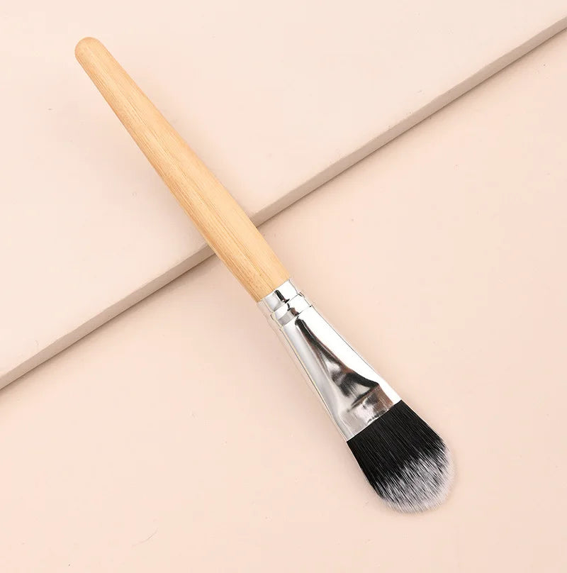 Eyeshadow Brush | Bamboo Handle Synthetic Fiber Makeup Tool Eyeshadow Makeup Brush QXL