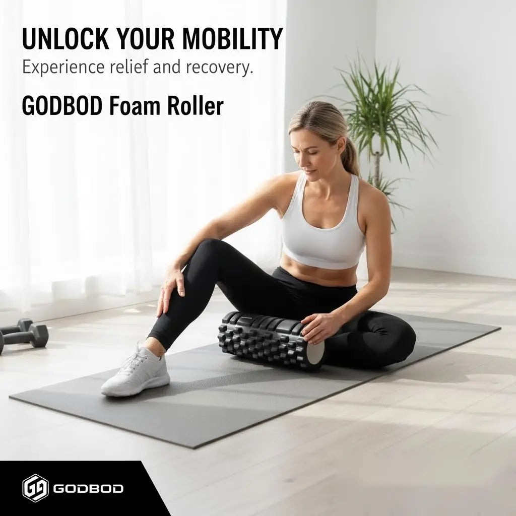 Lightweight Hollow Yoga Foam Roller | Fascia Body Massage Yoga Foam Roller QXL