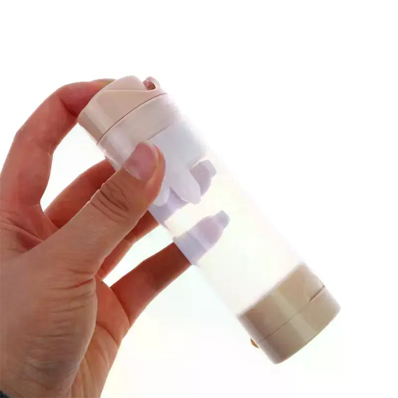 50/80ml Airless Vacuum Press Dropper Bottle | PP Cosmetic Container Airless Pump Bottle QXL