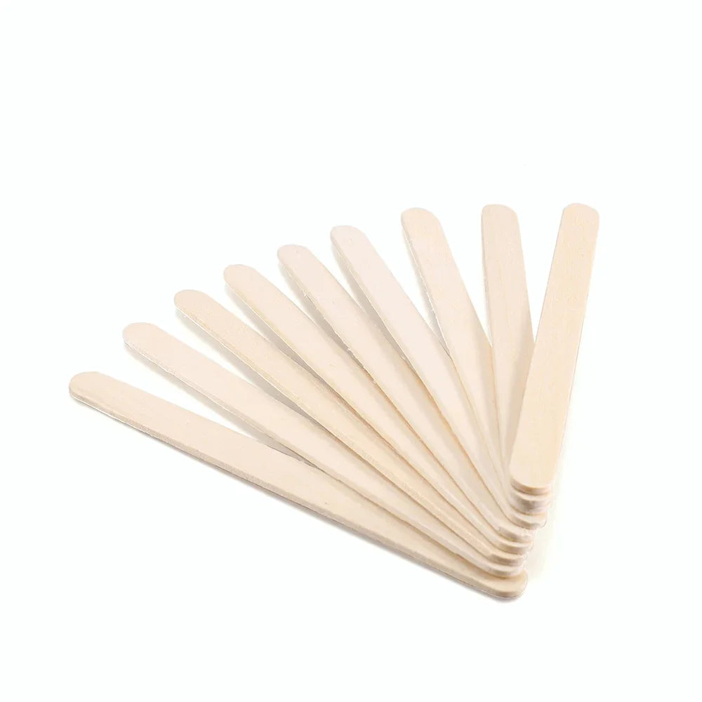 Wood Craft Sticks 50/100/150-Pack | Resin Stirring & DIY Wooden Craft Sticks QXL