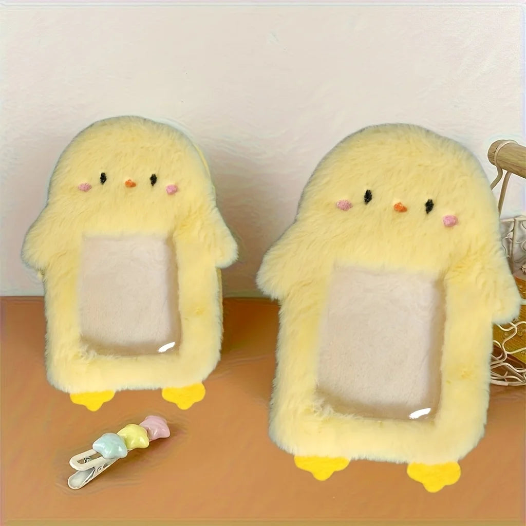 Plush Animal Card Holder | Furry ID & Bus Pass Case Bag Charm Card Holder Charm QXL