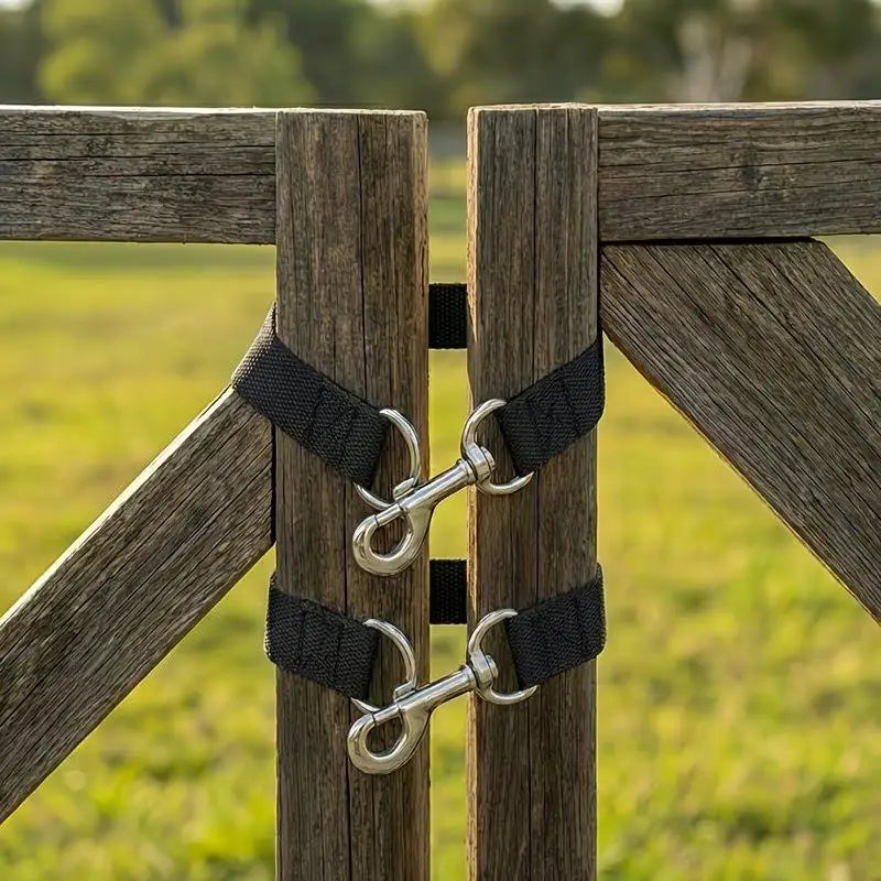 2-Pack 50cm Horse Gate Latch Ropes – Livestock Pen Loop Gate Latch Rope QXL
