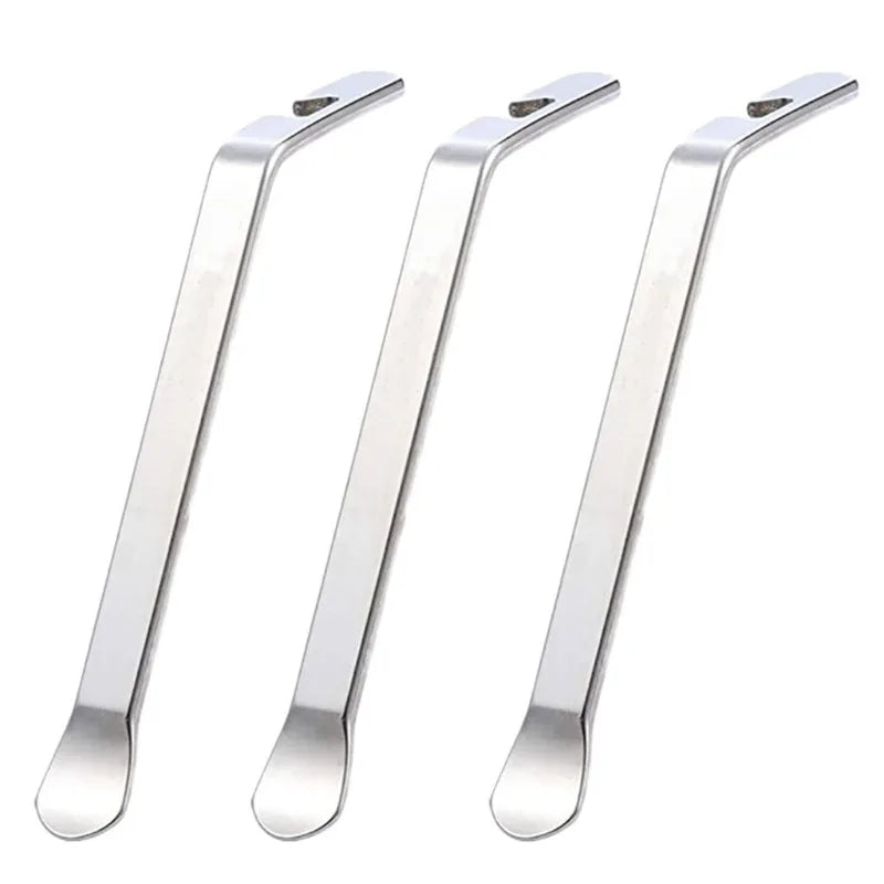 3-Pack Steel Bike Tire Levers | Spoke Hook & Flat Tip Kit Bike Tire Levers QXL