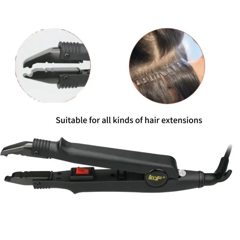Shmacax Heat Fusion Hair Extension Iron | Adjustable Temp Hair Extension Iron QXL