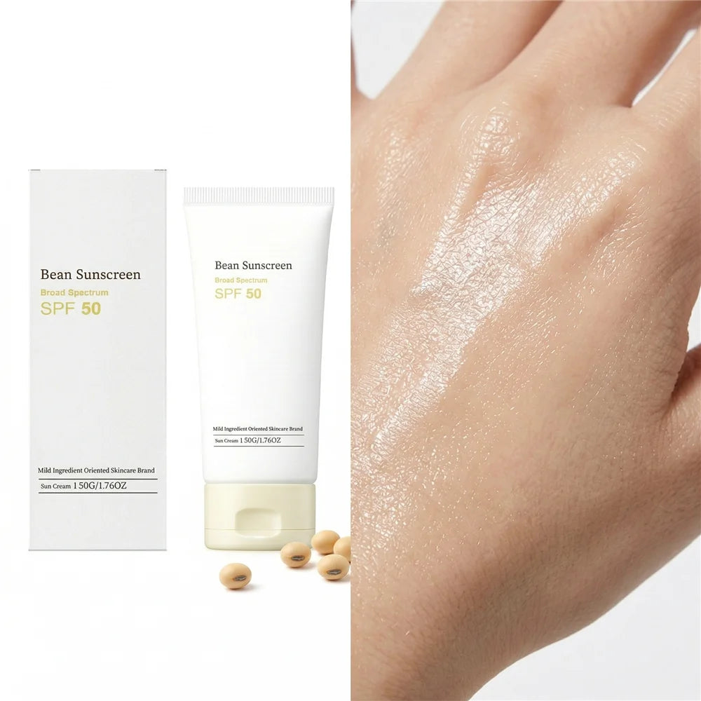 Soybean Moisturizing Face Cream | Daily Lightweight Skin Primer Face Moisturizer Cream QXL