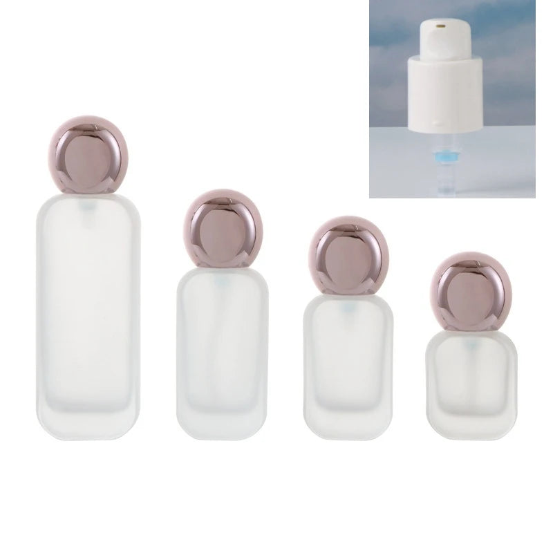 Glass Mist Spray Bottle 20ml–120ml | Refillable Travel Pump Refillable Spray Bottle QXL 30ml pump 1pc