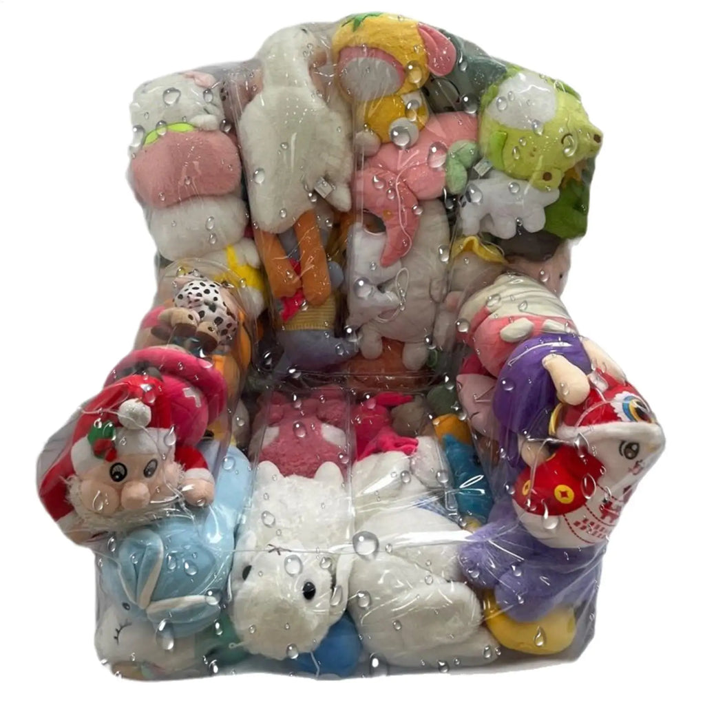 Clear Waterproof Bean Bag Toy Storage Bag with Zipper | PVC Toy Storage Bag QXL