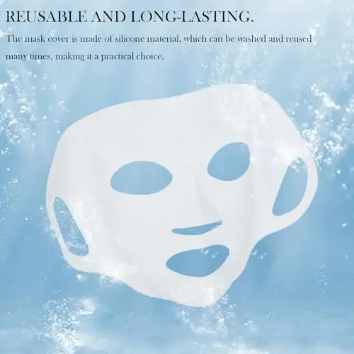 Reusable Silicone Face Mask Cover | Moisturising Skin Seal Silicone Face Mask QXL