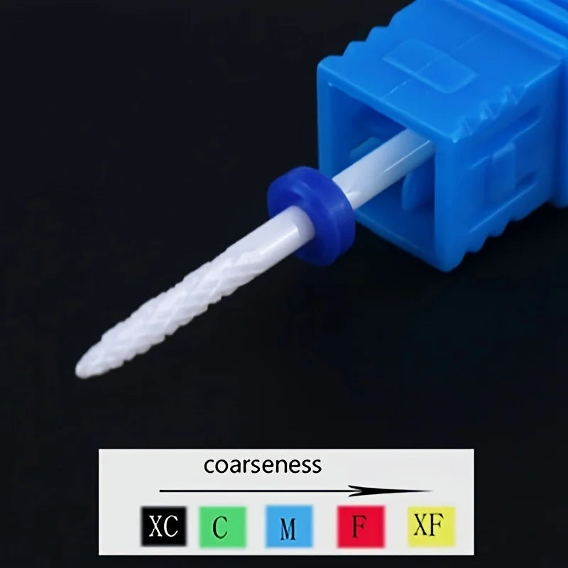Ceramic Nail Drill Bit | Manicure & Pedicure Milling Cutter Nail Drill Bit QXL