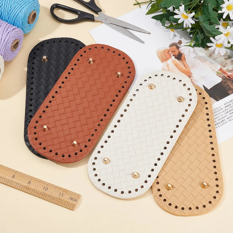 Oval Wooden Crochet Basket Base Set – 3 Sizes for DIY Craft DIY Craft Base QXL AECH04-04938