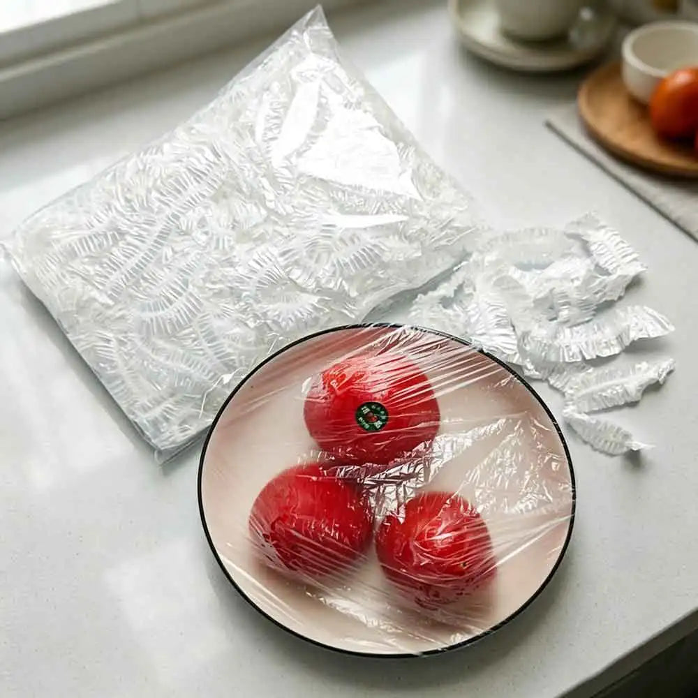 100-Pack Disposable Shower Caps | Waterproof Pink Hair Caps Disposable Shower Cap QXL