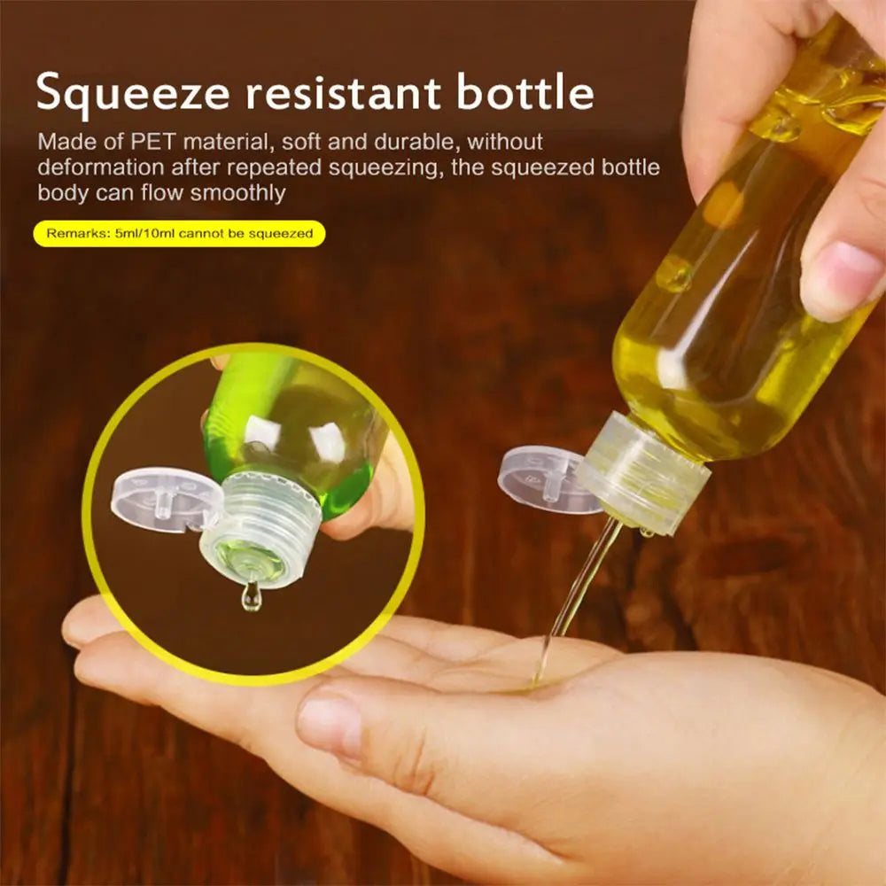 Refillable PET Plastic Bottles 5–100ml | Travel Cosmetic Containers Refillable Cosmetic Bottle QXL