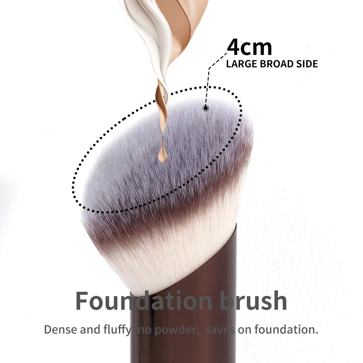 MAANGE 2-Pc Angled Blush & Contour Brush Set | Soft Synthetic Makeup Brush Set QXL