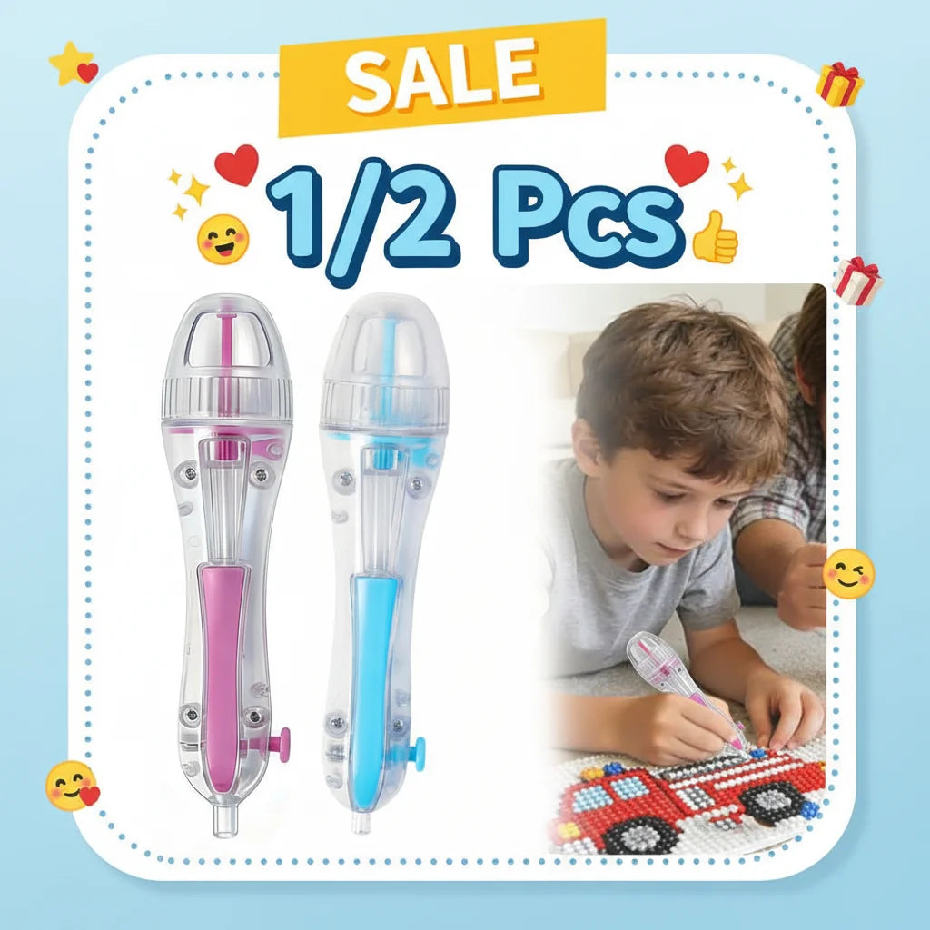 Fuse Bead Dispenser Pen | Press-Type DIY Craft Tool Bead Dispenser Pen QXL