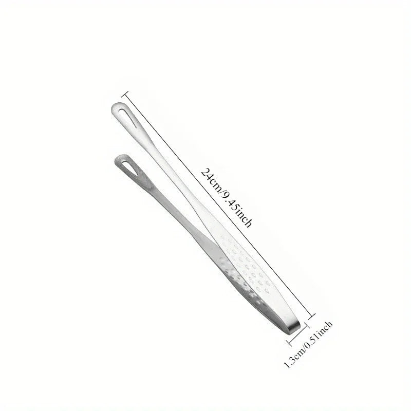 Stainless Steel BBQ Tongs | Extended Grill & Kitchen Food Clip BBQ Kitchen Tongs QXL