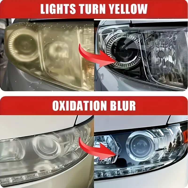 100ml Car Headlight Restorer Spray – Yellowing & Oxidation Remover Headlight Restorer Spray QXL Clear 100ml 1