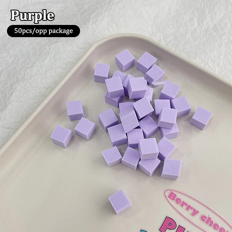 50/100-Pc Square Nail Art Sponge Set | Ombre Gradient Manicure Nail Art Sponge Set QXL A3