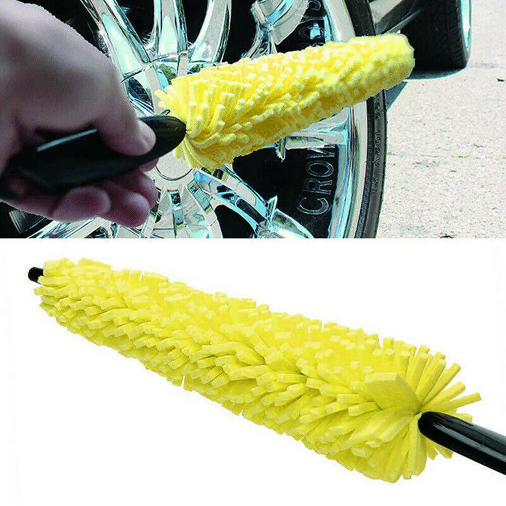 Heavy-Duty Car Wheel Rim Cleaning Tool | Auto Detailing Wheel Rim Cleaner QXL