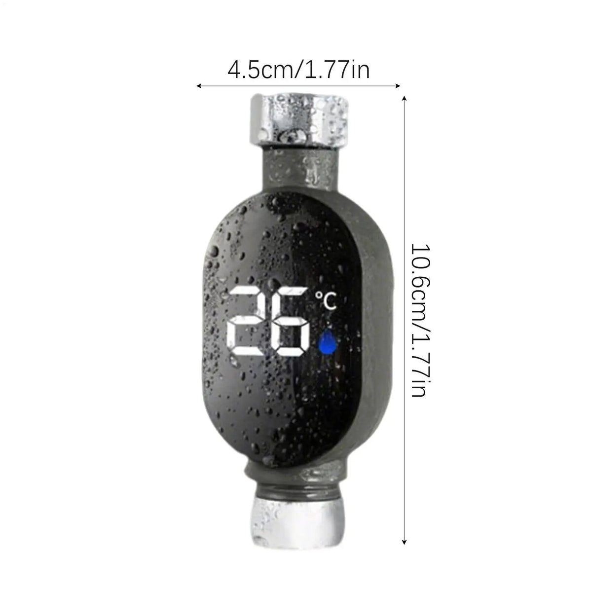 Digital Shower Thermometer – LED Water Temp Gauge | QXL Shower Thermometer QXL