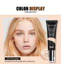 VERONNI 5-Shade Liquid Concealer & Foundation | Long-Lasting Liquid Concealer Foundation QXL 101Porcelain