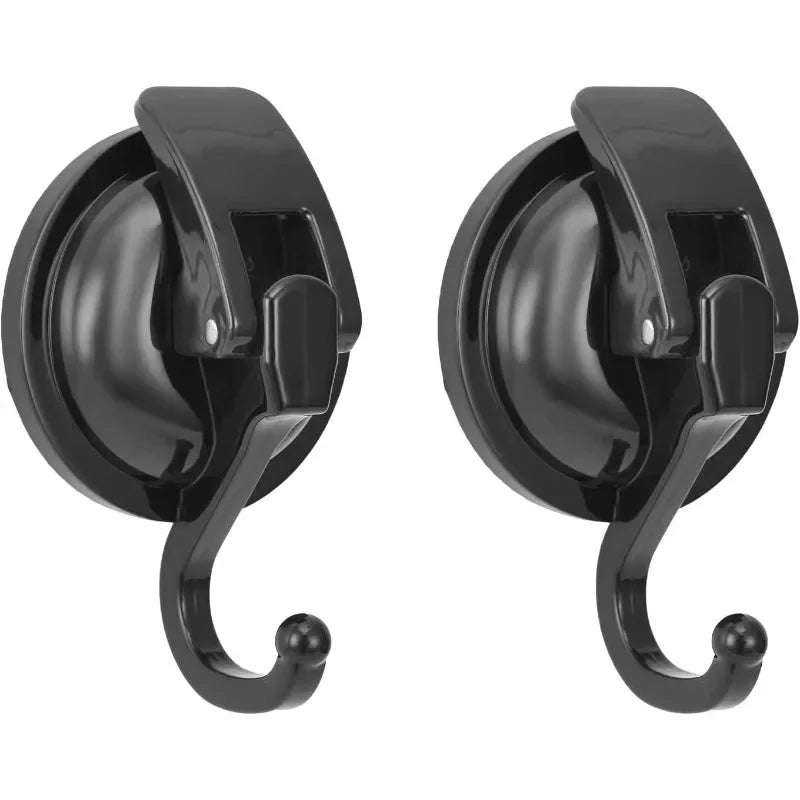 2-Pack Heavy-Duty 15lb Suction Cup Hooks – No Drilling Suction Cup Hooks QXL