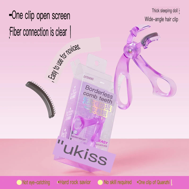 UKISS Wide-Angle Eyelash Curler with Teeth | Sunflower 2025 Eyelash Curler QXL
