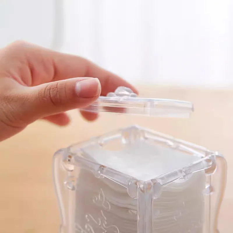 Butterfly Acrylic Makeup Organizer | Cotton Pad & Cosmetic Storage Acrylic Makeup Organizer QXL