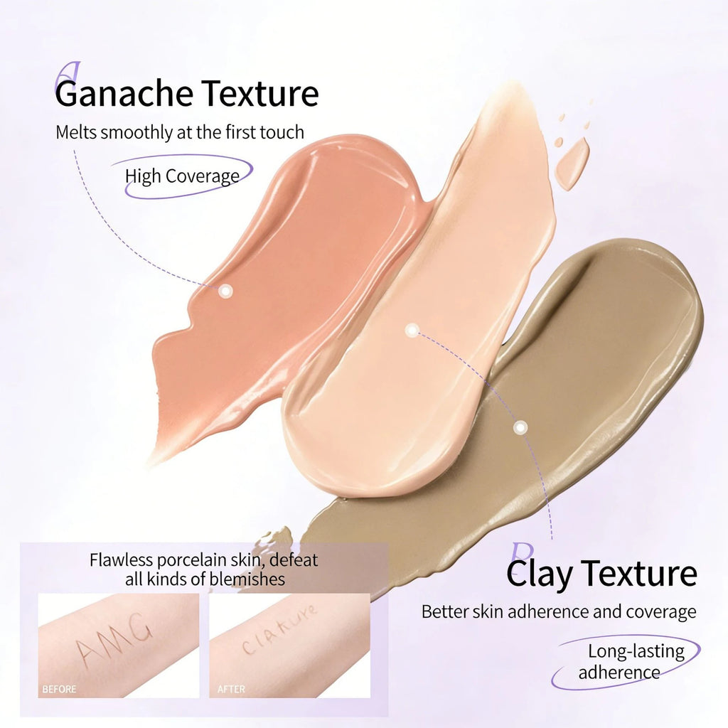 3-Shade Cream Concealer Palette | Waterproof & Long-Lasting Concealer Palette QXL