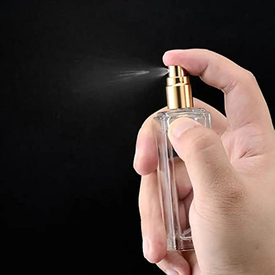 6-Pack 30ml Refillable Glass Perfume Atomizer Spray Bottles Perfume Atomizer Set QXL