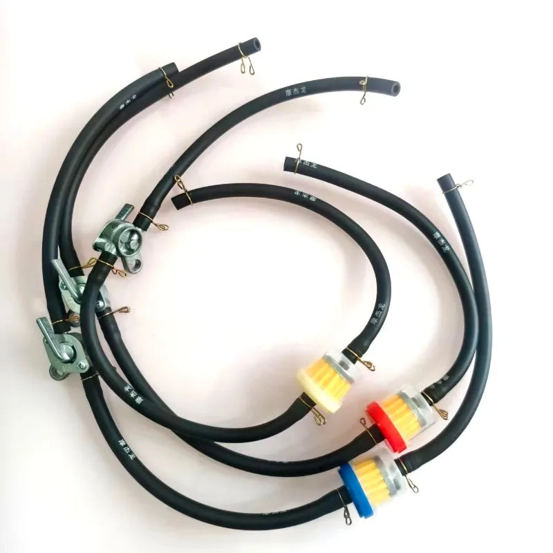 5mm Fuel Line Kit – Petcock Valve, Filter & Clamps | 50–200CC Fuel Line Kit QXL