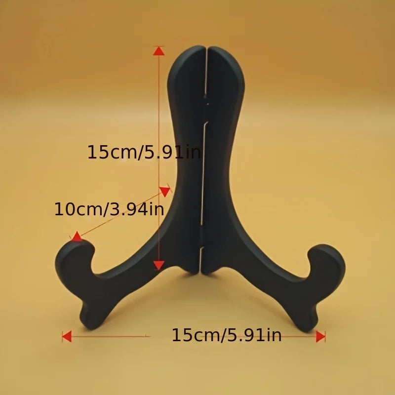 Foldable Transparent Plate Display Stand | Plastic Easel Holder Plate Display Stand QXL
