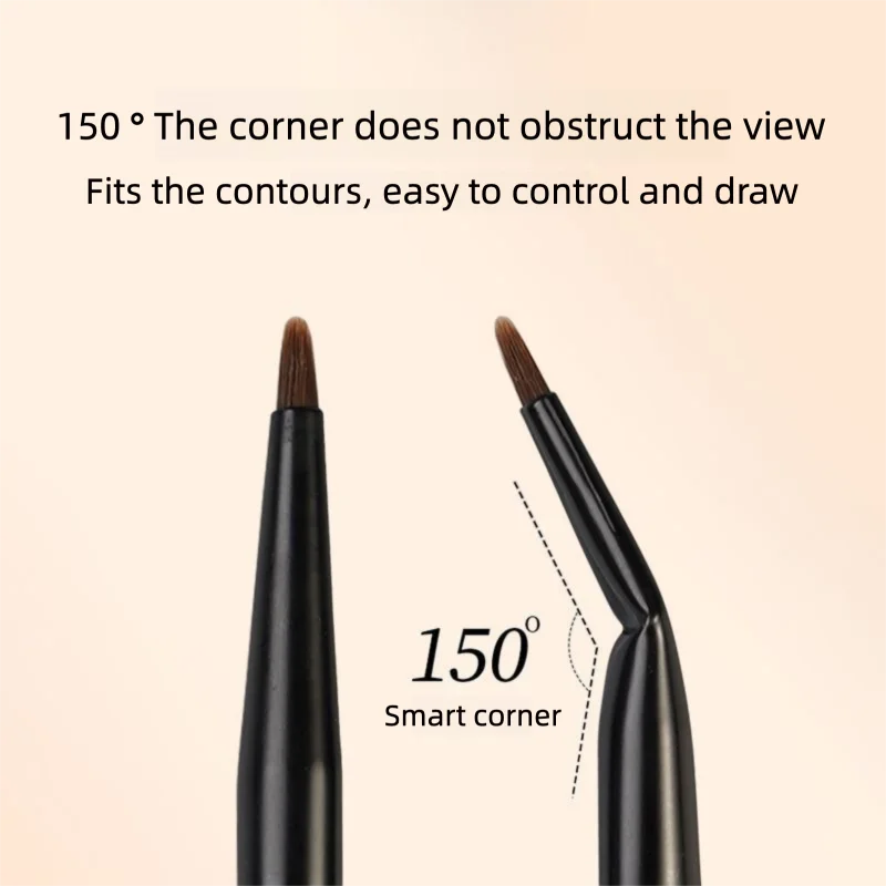 Fine Right-Angle Eyeliner Brush | Precision Corner Eye Brush Eyeliner Brush QXL