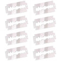 Y2K Punk Razor Blade Hair Clip | Gothic Acrylic Barrette Gothic Hair Barrette QXL 8pcs